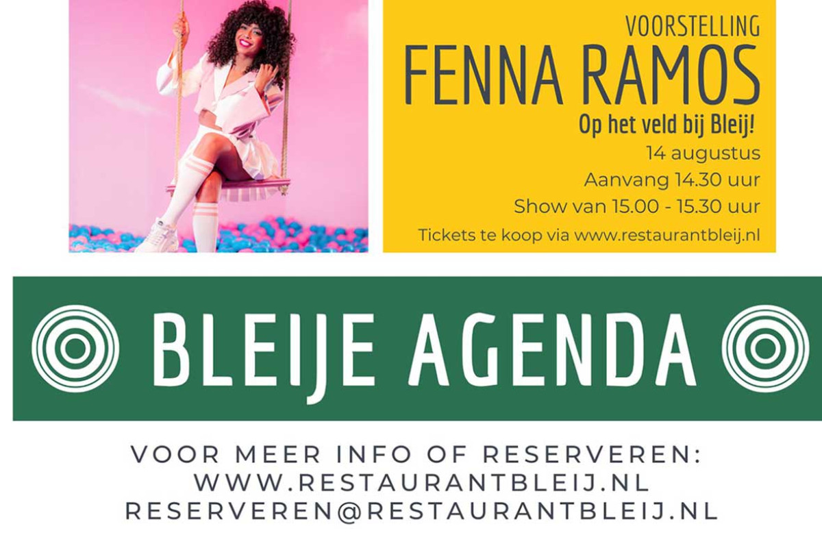 Fenna Ramos op wip en roze kleuren zingen en dansen